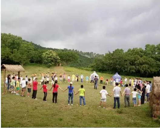 安泰計時公司全體員工到深圳農家樂九龍生態園組織拓展活動